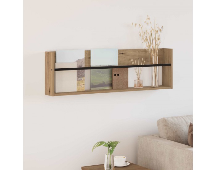 Sonata H Етажерка за списания Дъб 100 x 12 x 30 см Инженерно дърво