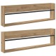 Sonata H Етажерка за списания 2 pcs Дъб 100 x 12 x 30 см Инженерно дърво