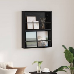 Sonata H Етажерка за списания Черния дъб 60 x 12 x 70 см Инженерно дърво - Ștergătoare și suporturi pentru umbrele