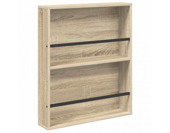 Sonata H Етажерка за списания Сонома дъб 60 x 12 x 70 см Инженерно дърво