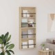 Sonata H Етажерка за списания с рафт 2 pcs Сонома дъб 60 x 12 x 70 см