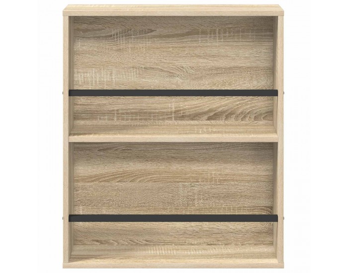 Sonata H Етажерка за списания с рафт 2 pcs Сонома дъб 60 x 12 x 70 см
