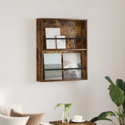 Sonata H Етажерка за списания Димян дъб 60 x 12 x 70 см Инженерно дърво - Hol