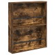 Sonata H Етажерка за списания с рафт 2 pcs Димян дъб 60 x 12 x 70 см