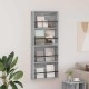 Sonata H Етажерка за списания с рафт 2 pcs Сив Сонома 60 x 12 x 70 см