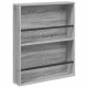 Sonata H Етажерка за списания с рафт 2 pcs Сив Сонома 60 x 12 x 70 см