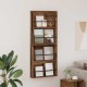 Sonata H Етажерка за списания с рафт 2 pcs Старо дърво 60 x 12 x 70 см