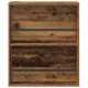 Sonata H Етажерка за списания с рафт 2 pcs Старо дърво 60 x 12 x 70 см