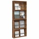 Sonata H Етажерка за списания с рафт 2 pcs Старо дърво 60 x 12 x 70 см