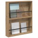 Sonata H Етажерка за списания с рафт Дъб 60 x 12 x 70 см Инженерно дърво