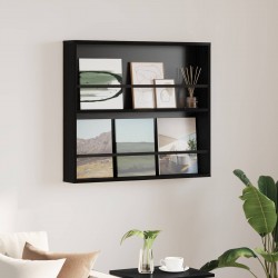 Sonata H Етажерка за списания Черния дъб 80 x 12 x 70 см Инженерно дърво - Ștergătoare și suporturi pentru umbrele