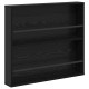 Sonata H Етажерка за списания Черния дъб 80 x 12 x 70 см Инженерно дърво