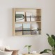 Sonata H Етажерка за списания Сонома дъб 80 x 12 x 70 см Инженерно дърво