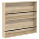 Sonata H Етажерка за списания Сонома дъб 80 x 12 x 70 см Инженерно дърво