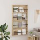 Sonata H Етажерка за списания с рафт 2 pcs Сонома дъб 80 x 12 x 70 см