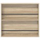 Sonata H Етажерка за списания с рафт 2 pcs Сонома дъб 80 x 12 x 70 см