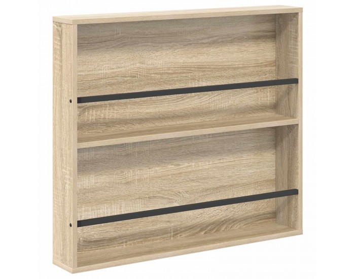 Sonata H Етажерка за списания с рафт 2 pcs Сонома дъб 80 x 12 x 70 см