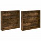 Sonata H Етажерка за списания с рафт 2 pcs Димян дъб 80 x 12 x 70 см