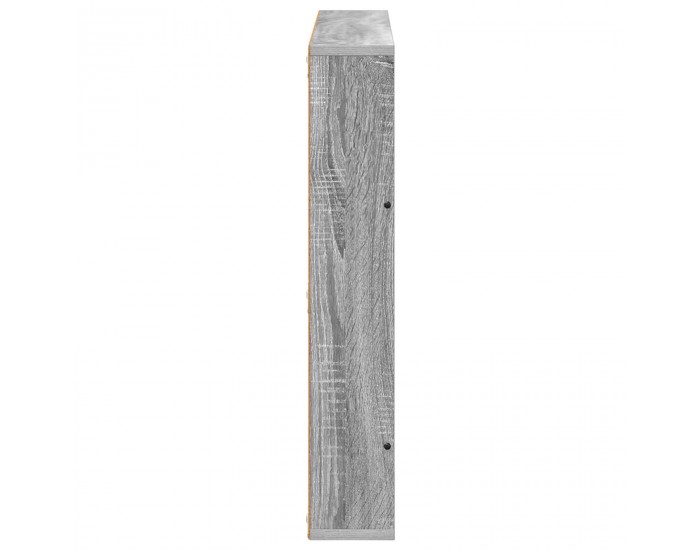Sonata H Етажерка за списания с рафт 2 pcs Сив Сонома 80 x 12 x 70 см
