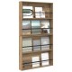 Sonata H Етажерка за списания 2 pcs Дъб 80 x 12 x 70 см Инженерно дърво