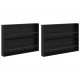 Sonata H Етажерка за списания с рафт 2 pcs Черния дъб 100 x 12 x 70 см