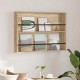 Sonata H Етажерка за списания с рафт Сонома дъб 100 x 12 x 70 см