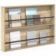 Sonata H Етажерка за списания с рафт Сонома дъб 100 x 12 x 70 см