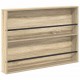 Sonata H Етажерка за списания с рафт Сонома дъб 100 x 12 x 70 см