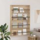 Sonata H Етажерка за списания с рафт 2 pcs Сонома дъб 100 x 12 x 70 см