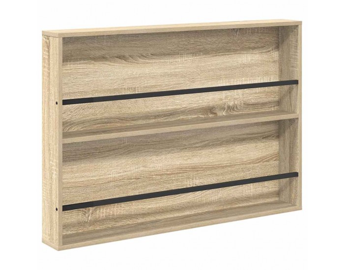 Sonata H Етажерка за списания с рафт 2 pcs Сонома дъб 100 x 12 x 70 см