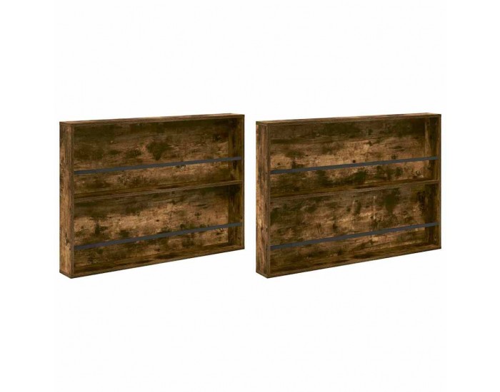 Sonata H Етажерка за списания с рафт 2 pcs Димян дъб 100 x 12 x 70 см