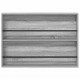 Sonata H Етажерка за списания с рафт 2 pcs Сив Сонома 100 x 12 x 70 см