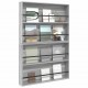 Sonata H Етажерка за списания с рафт 2 pcs Сив Сонома 100 x 12 x 70 см