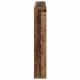 Sonata H Етажерка за списания с рафт 2 pcs Старо дърво 100 x 12 x 70 см
