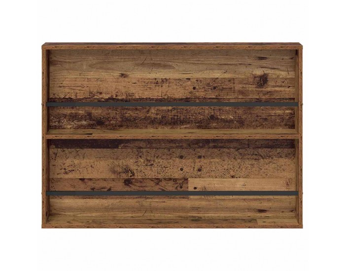 Sonata H Етажерка за списания с рафт 2 pcs Старо дърво 100 x 12 x 70 см