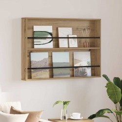 Sonata H Етажерка за списания Дъб 100 x 12 x 70 см Инженерно дърво - Hol