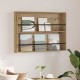 Sonata H Етажерка за списания Дъб 100 x 12 x 70 см Инженерно дърво