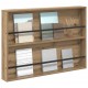 Sonata H Етажерка за списания Дъб 100 x 12 x 70 см Инженерно дърво