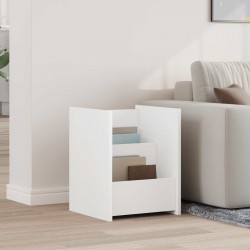 Sonata H Етажерка за списания Бяло 35 x 35 x 45 см Инженерно дърво - Hol