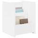 Sonata H Етажерка за списания Бяло 35 x 35 x 45 см Инженерно дърво