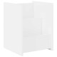Sonata H Етажерка за списания Бяло 35 x 35 x 45 см Инженерно дърво