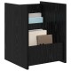 Sonata H Етажерка за списания Черния дъб 35 x 35 x 45 см Инженерно дърво