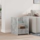 Sonata H Етажерка за списания с рафт Бетоново сиво 35 x 35 x 45 см