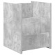 Sonata H Етажерка за списания с рафт Бетоново сиво 35 x 35 x 45 см