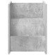 Sonata H Етажерка за списания с рафт Бетоново сиво 35 x 35 x 45 см
