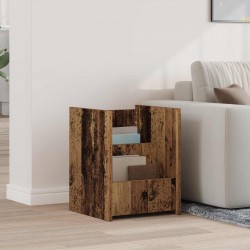 Sonata H Етажерка за списания с рафт Старо дърво 35 x 35 x 45 см - Ștergătoare și suporturi pentru umbrele