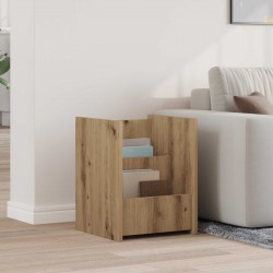 Sonata H Етажерка за списания с рафт Дъб 35 x 35 x 45 см Инженерно дърво - Ștergătoare și suporturi pentru umbrele