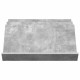 Sonata H Етажерка за списания с рафт Бетоново сиво 65 x 53 x 28,5 см