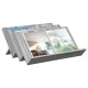 Sonata H Етажерка за списания с рафт Сив Сонома 65 x 53 x 28,5 см