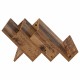 Sonata H Етажерка за списания с рафт Старо дърво 65 x 53 x 28,5 см